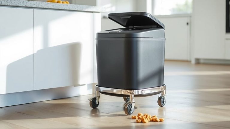 pet food storage on wheels