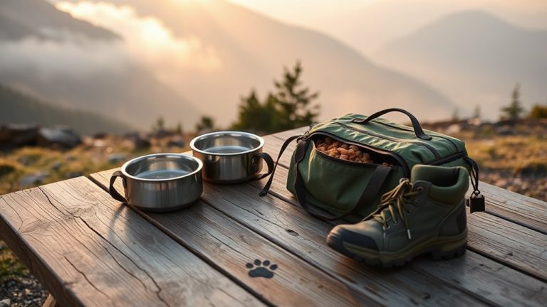 pet travel feeding stations