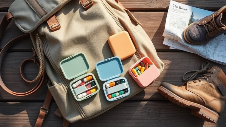 pet travel medication organizers
