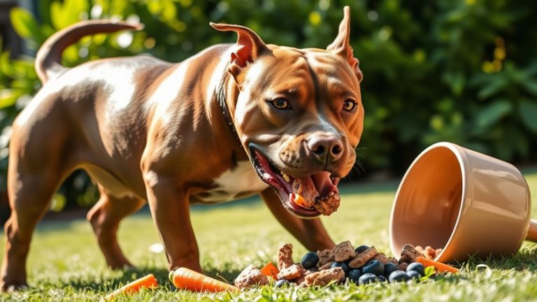 pitbull dog food health
