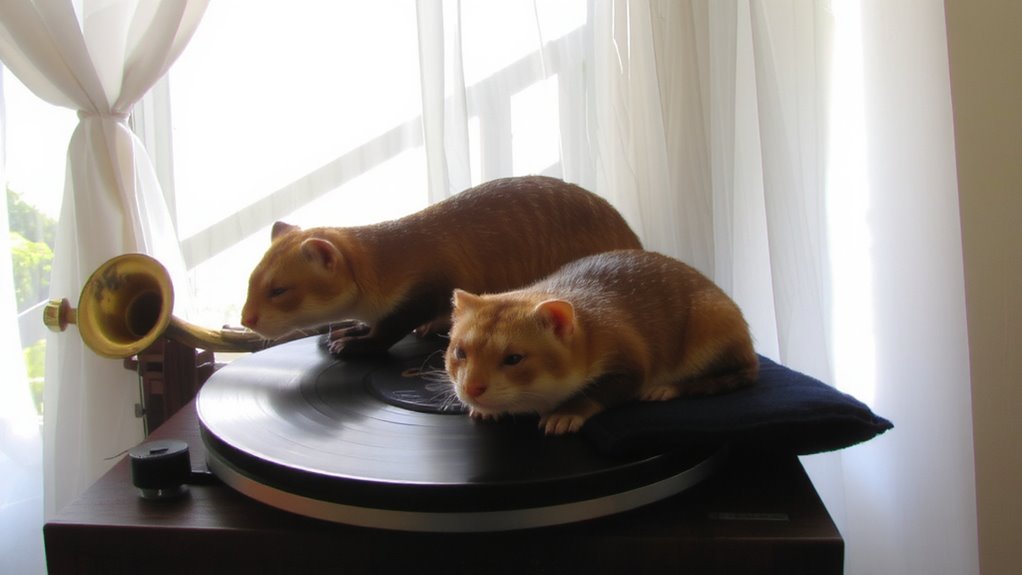 play music strategically and softly