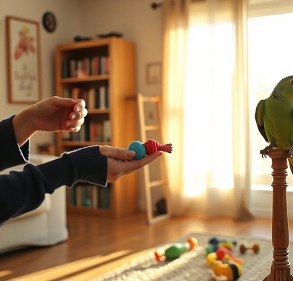 positive reinforcement training parrots