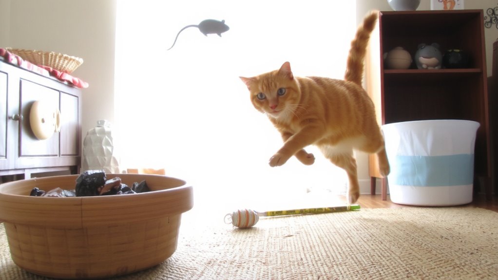 precision designed cat fetch toys