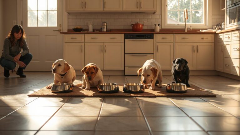 predictable routines reduce food guarding