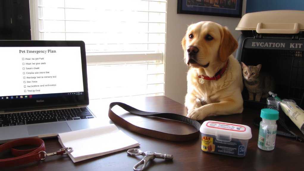 prepare for pet emergencies