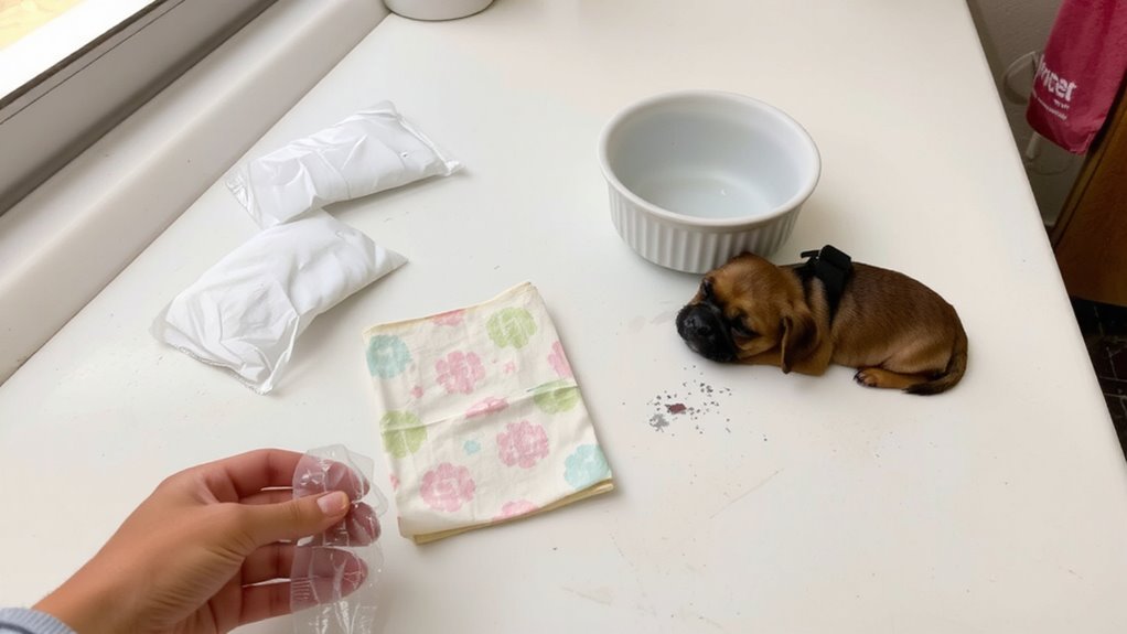 prepare supplies clean safely