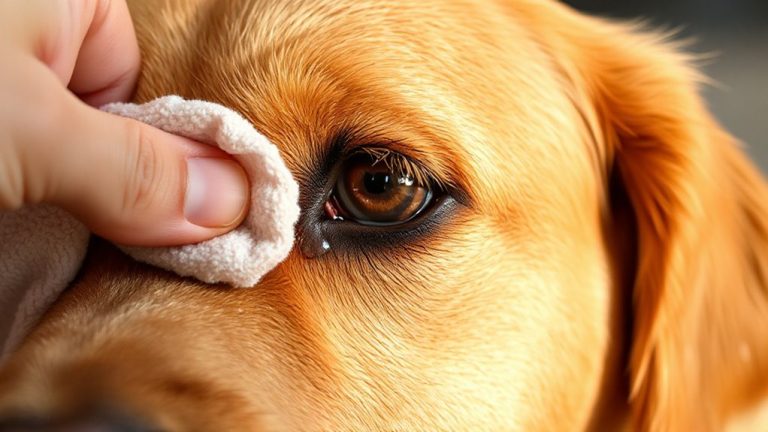 prevent corneal ulcers with eye cleaning