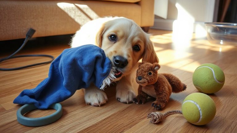 prevent puppy chewing through stimulation