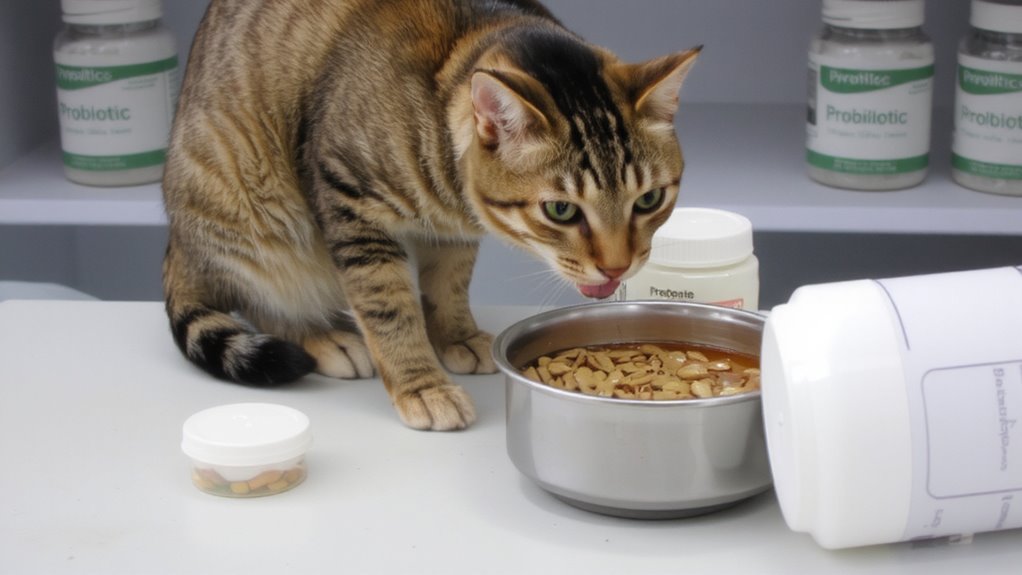 probiotics prevent antibiotic induced cat diarrhea