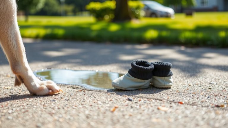 protect paws from hot surfaces