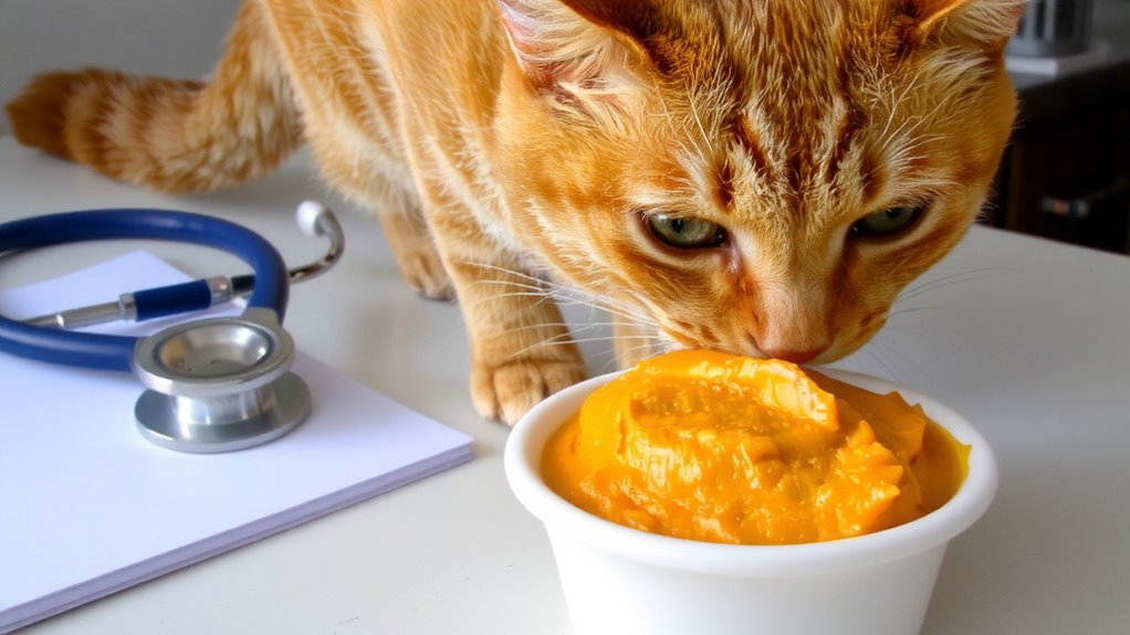 pumpkin relieves cat constipation naturally