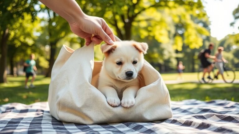 puppy bag socialization training