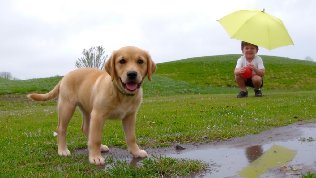 puppy rain fear solutions