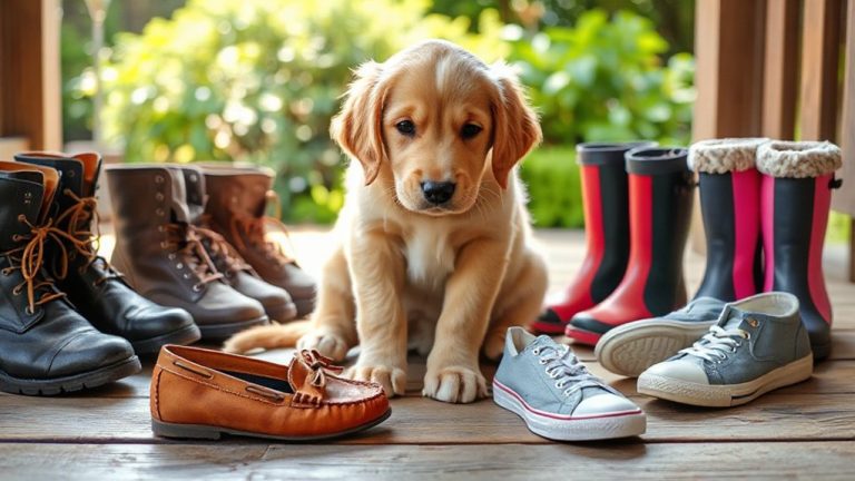 puppy socialization footwear exposure