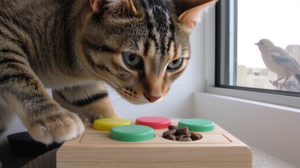 puzzle feeders boost cat cognition