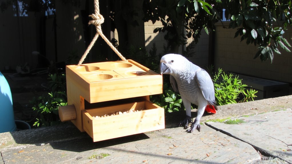 puzzle feeders mimic foraging