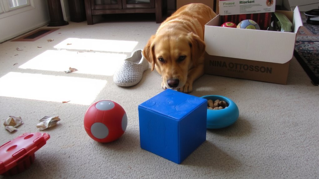 puzzle toys reduce destructive chewing