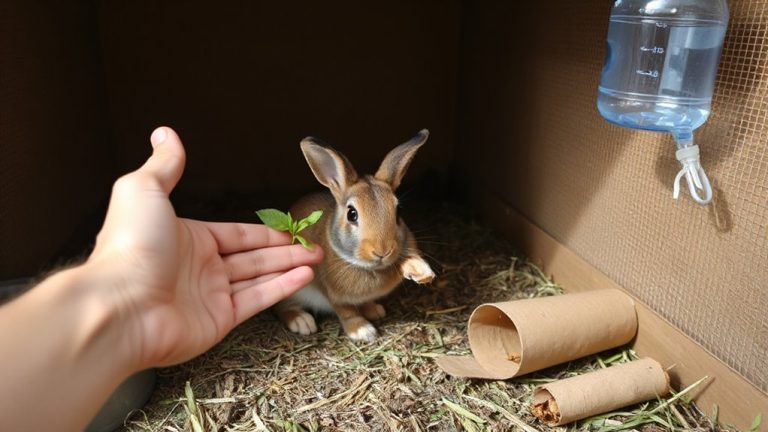 rabbit stress behavior management