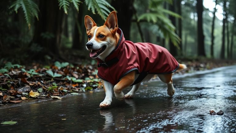 raincoats for corgi owners
