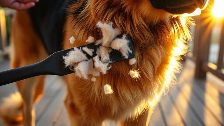 rake brush german shepherd