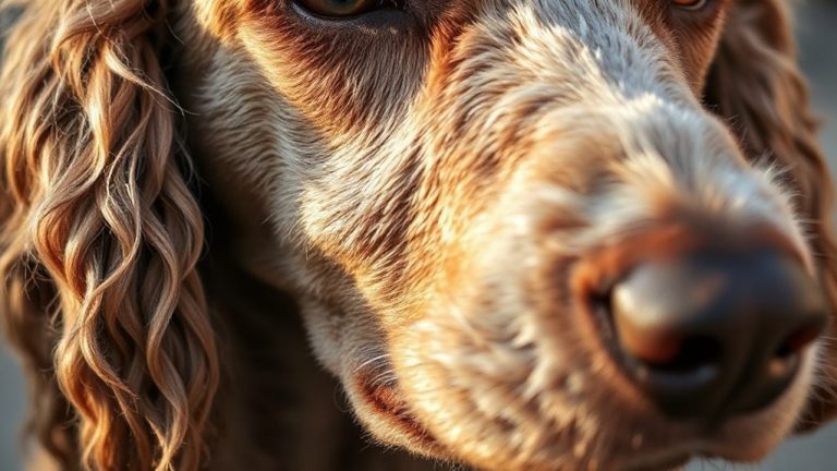 reduced oil in aged poodles