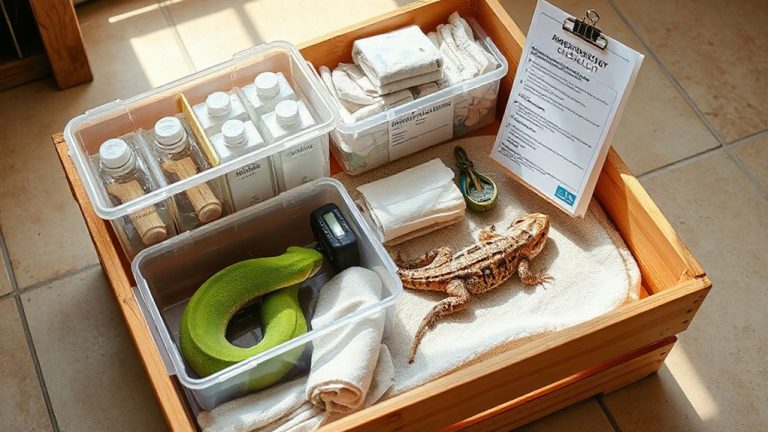 reptile emergency preparedness kit
