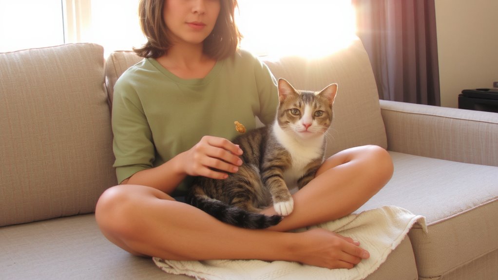 reward calm paws immediately