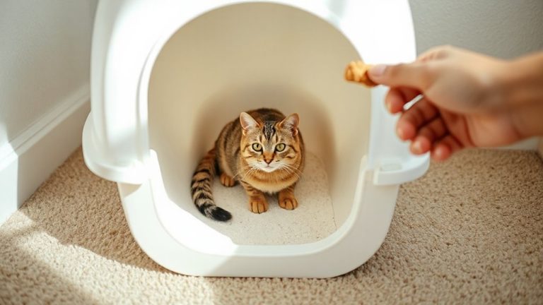 reward proper litter behavior