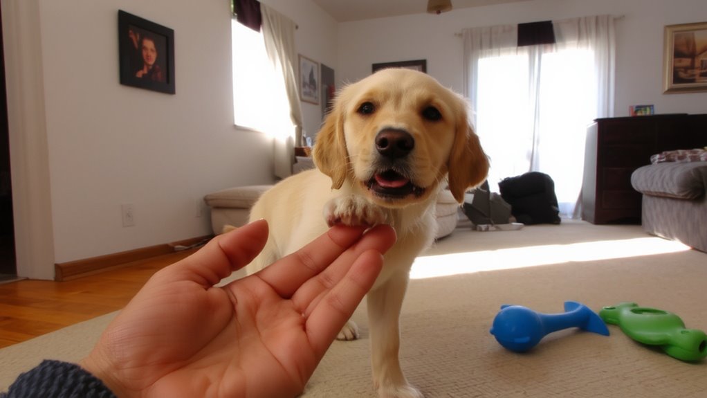 reward soft mouthing immediately