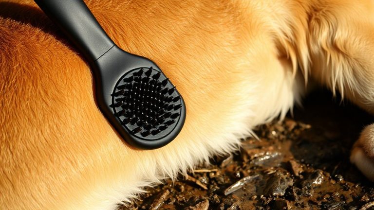 rubber brush stimulates dog blood flow