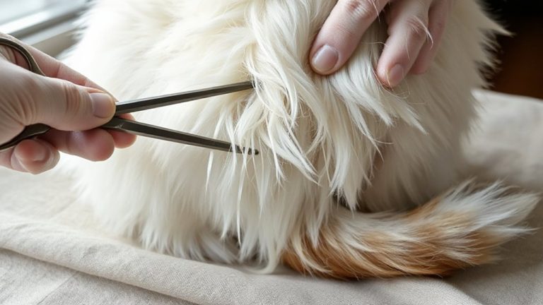 safe cat grooming technique