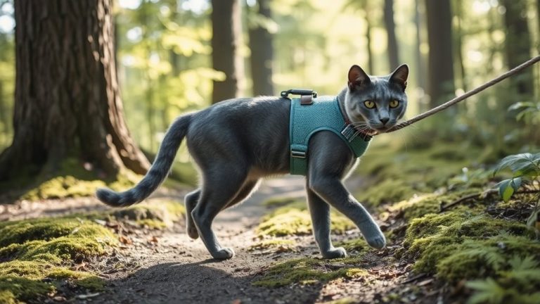 safe cat harness exploration