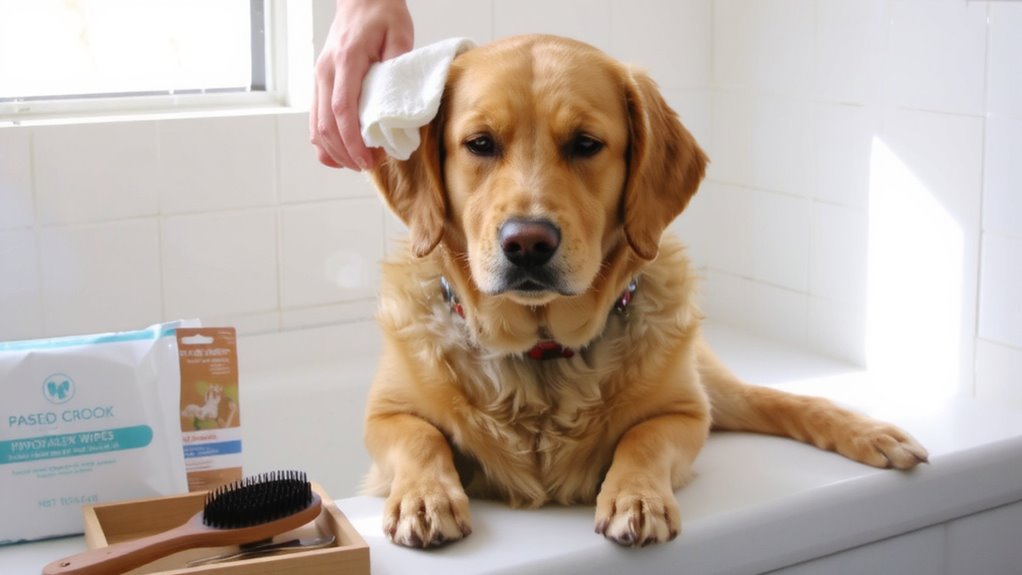 safe durable pet face wipes
