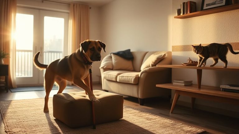 safe navigation for blind pets