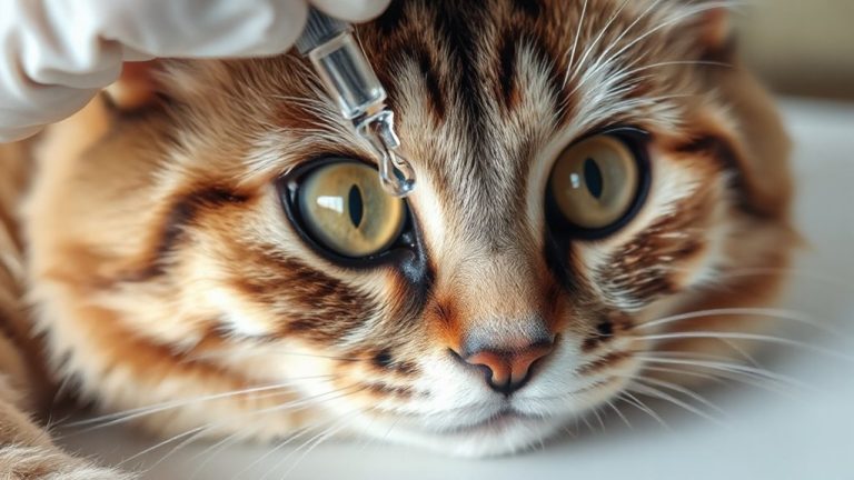 saline cleaning corneal abrasions cats