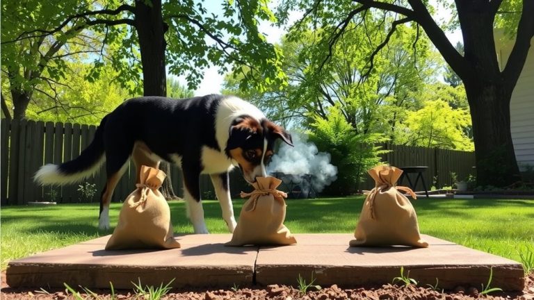 scent game design for deaf dogs