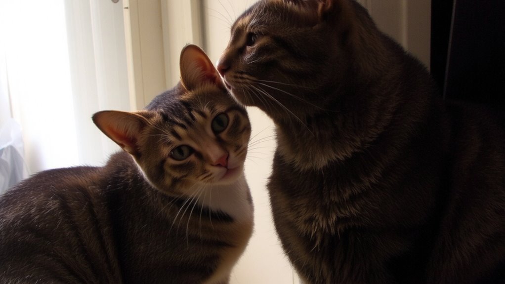 scent swapping through cheek rubbing