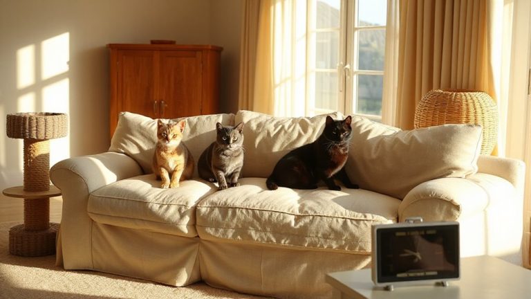 schedule calm cat socializing