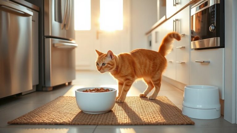 scheduled feeding for cats