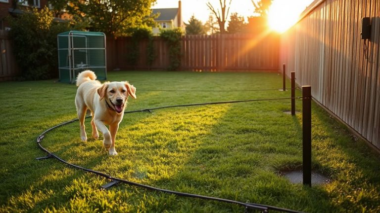 secure outdoor dog fences