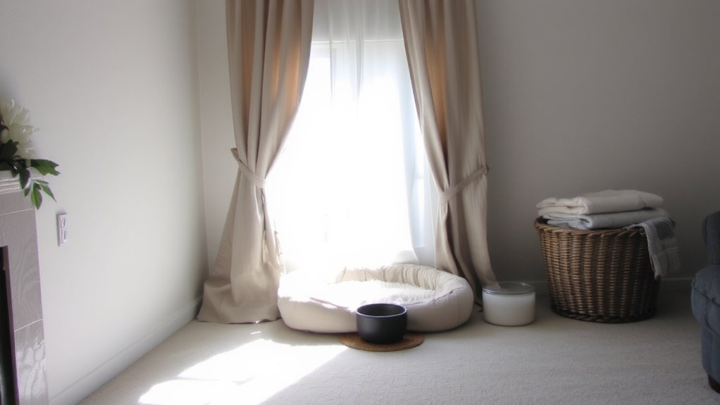 secure quiet retreat space