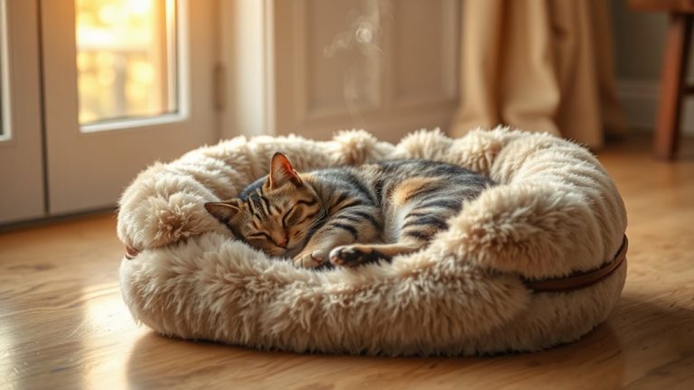 self warming cat beds