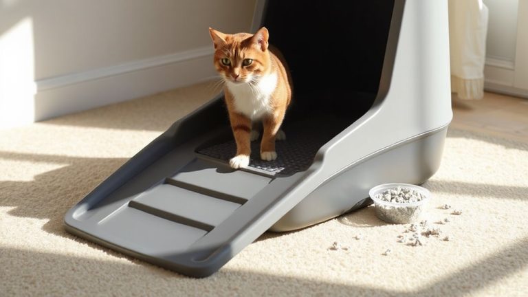 senior cat litter box ease