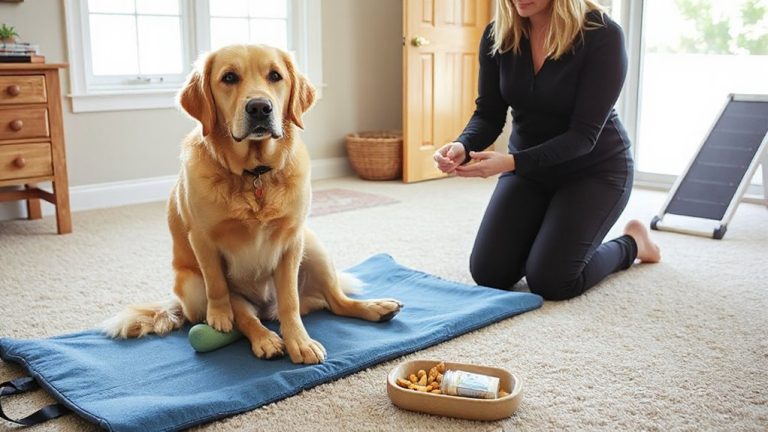 senior dog mobility training