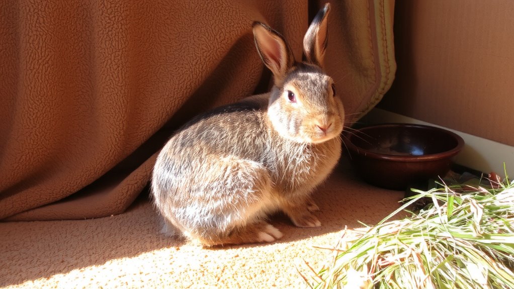senior rabbit grooming warning signs