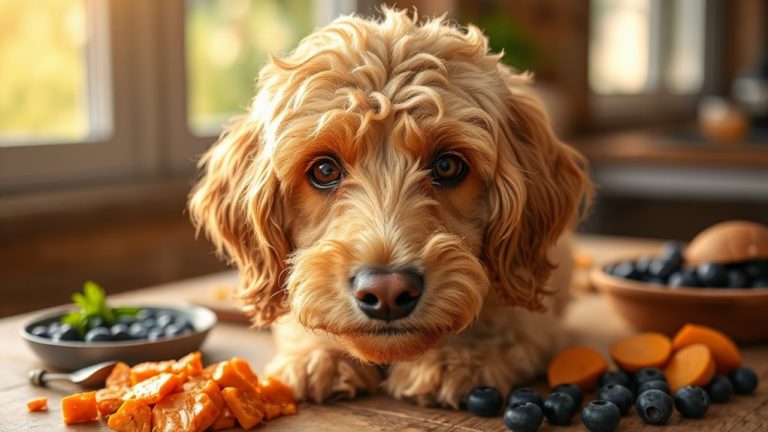shiny coat goldendoodle food