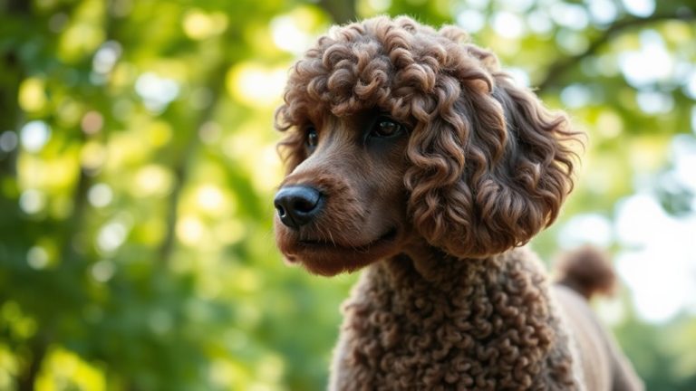 shiny coat poodle food