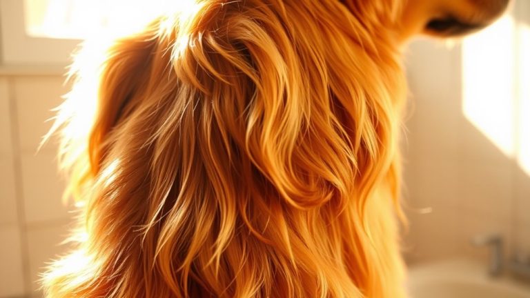 shiny golden retriever coats