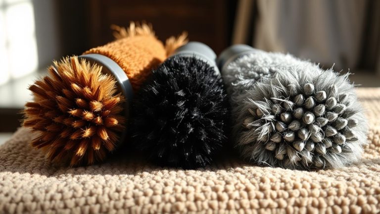 short hair shed control brushes