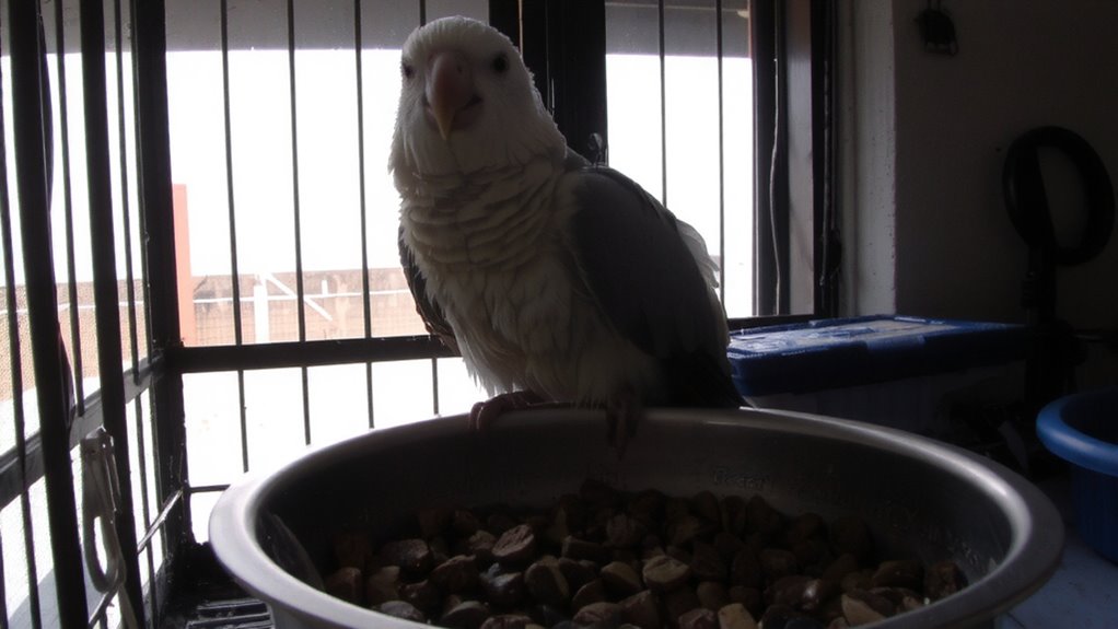 signs of avian stress